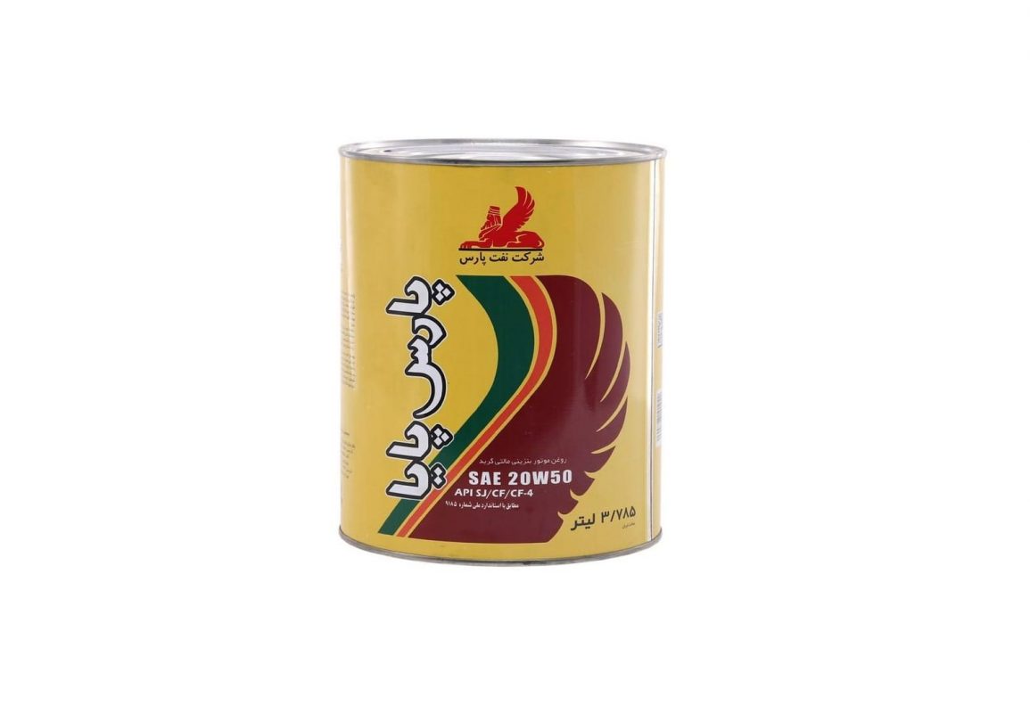 روغن موتور خودرو پارس مدل پایا ظرفیت 3.785 لیتر