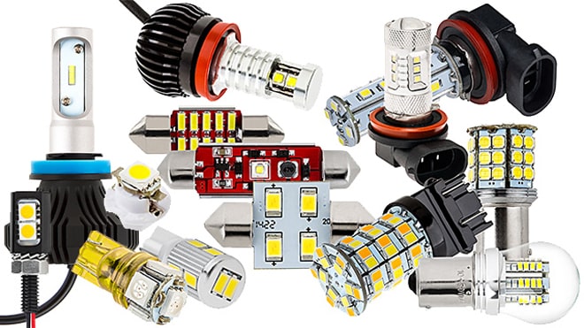 انواع لامپ LED خودرو